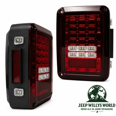 RT Off-Road Tail Light LED pair US right + left Jeep Wrangler JK (07-18)