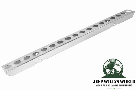 Front Bumper with Holes Stainless Steel Jeep Wrangler 87-95