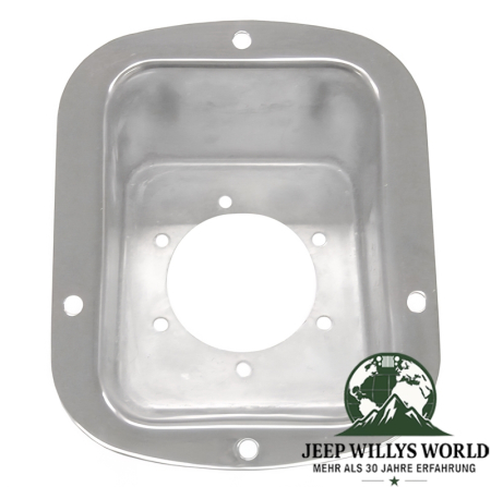 Fuel Filler Bezel Stainless Steel CJ + Wrangler YJ 78-95