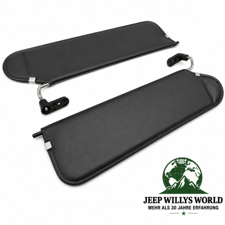 Sonnenblenden Paar Schwarz Jeep Wrangler 03-06