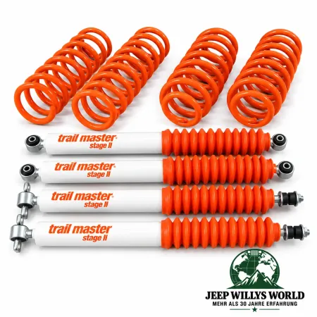 Trailmaster Komplettfahrwerk Höherlegung Trailmaster 50mm Jeep Grand Cherokee WJ WG Diesel (99-04)