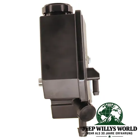 Power Steering Pump with Reservoir Jeep Grand Cherokee WJ WG 4.7L 01-04, housing side.