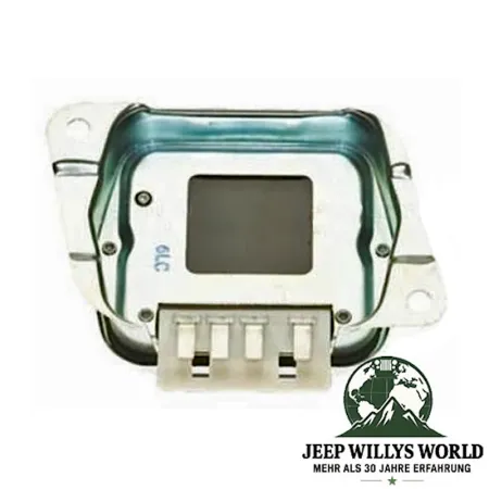 Lichtmaschinenregler für 5,0L Motor 8-Zylinder. Jeep CJ5 CJ7 (1976-1977) von unten.