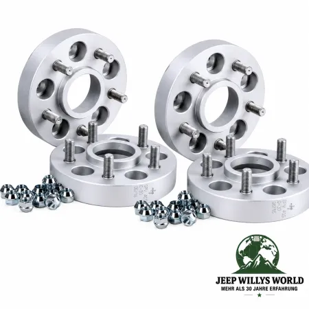 Hofmann Spurverbreiterung 60mm Aluminium mit Gutachten Jeep Wrangler, Cherokee, Grand Cherokee (1884-2012)