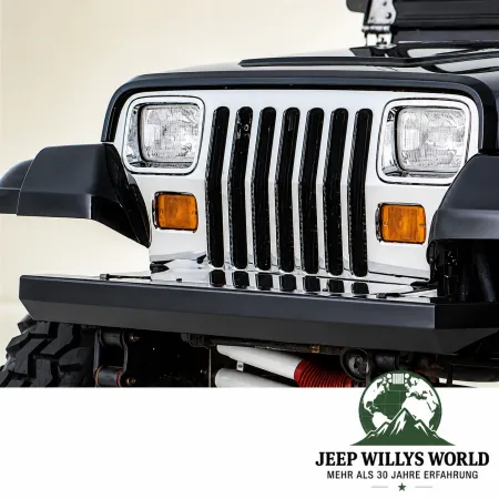 Rugged Ridge Front Bumper Rock Crawler "Classic" Black Jeep CJ5 CJ7 CJ8 / Wrangler YJ TJ (1976-2006)