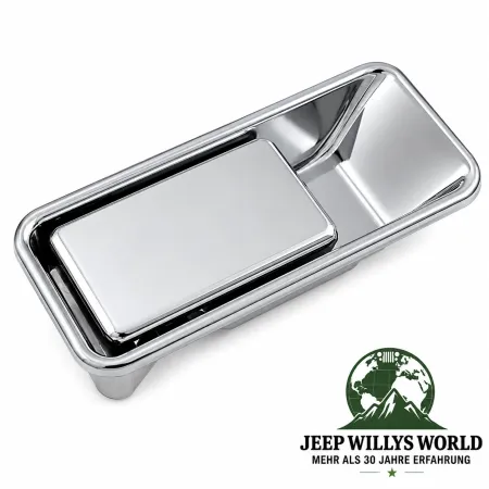 Dorman Türgriffmulde Türgriffe außen Halbstahltüre rechts oder Hecktüre in Chrom Jeep Wrangler YJ TJ (1987-2006)