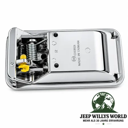 Dorman Türgriffmulde Türgriffe außen Halbstahltüre rechts oder Hecktüre in Chrom Jeep Wrangler YJ TJ (1987-2006)
