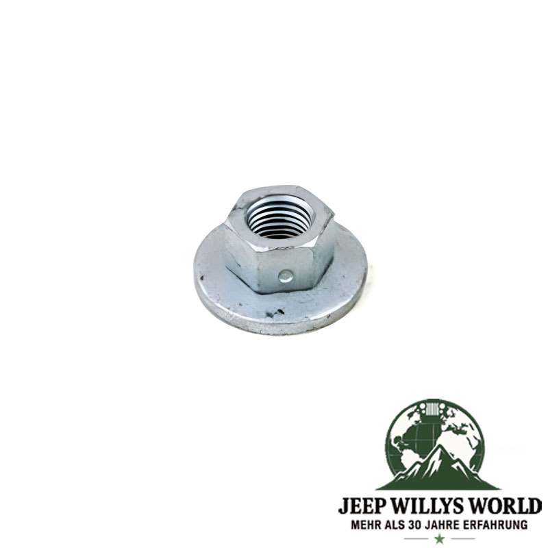 Mutter für den Stehbolzen am Abgaskrümmer für 4., 6. oder 8. Zylinder Motoren. Jeep Cherokee XJ / Wrangler YJ / TJ / Grand Cherokee ZJ / Comanche MJ (1984-1999).
