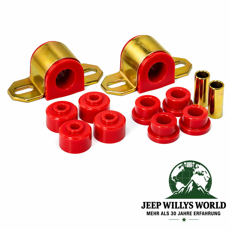 Sway Bar Bushing Set Front Ø 24 mm Red Jeep Cherokee 84-01