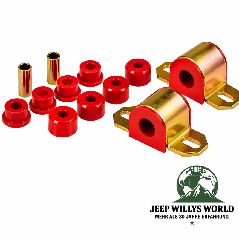 Sway Bar Bushing Set Front Ø 23 mm Red Jeep Cherokee 84-01