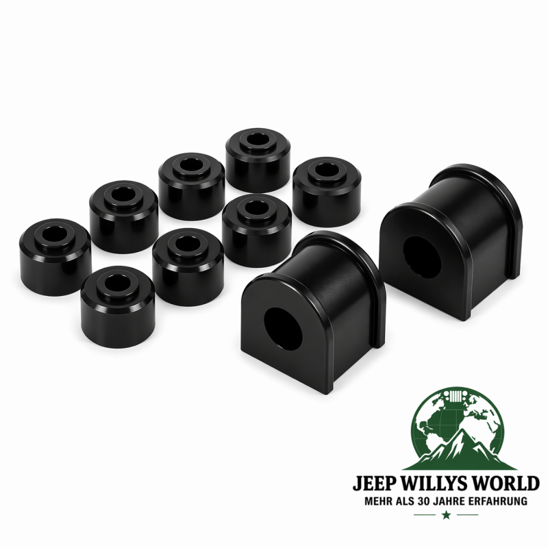Sway Bar Bushing Set Rear Ø 16 mm Black Jeep Grand Cherokee 92-98