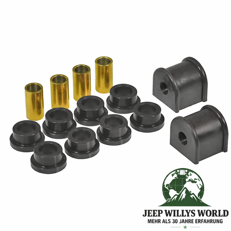 Sway Bar Bushing Set Rear Ø 14,29 mm Black Jeep Wrangler 96-03