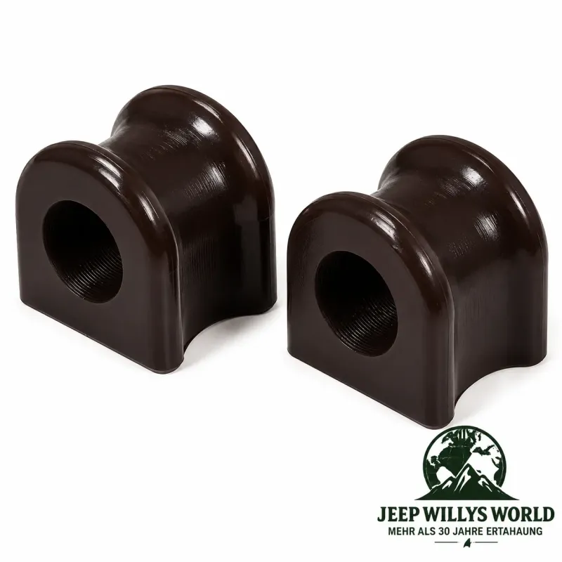 Prothane Stabilisatorgummi Paar vorne Ø 30,5 mm, Polyurethan schwarz. Jeep Wrangler JK (07-18)