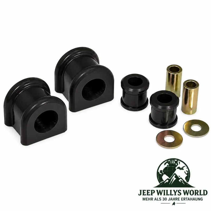 Prothane Sway Bar Bushing Set Rear Ø 31 mm, Polyurethane Black. Jeep Wrangler JK (07-18)