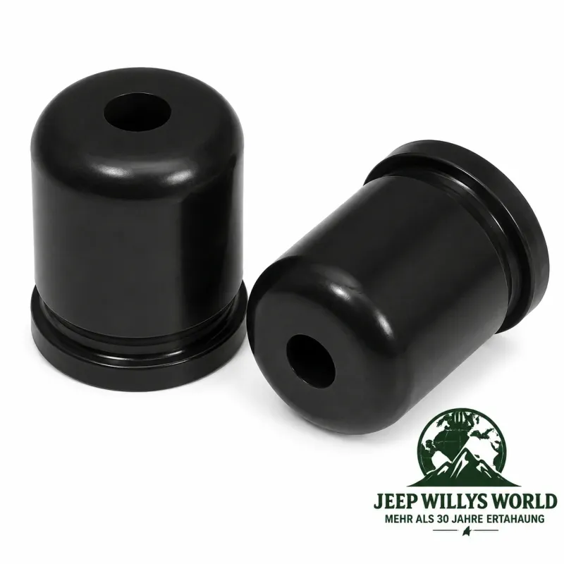 Prothane Bump Stop Pair Rear PU Black Jeep Wrangler JK (07-18)
