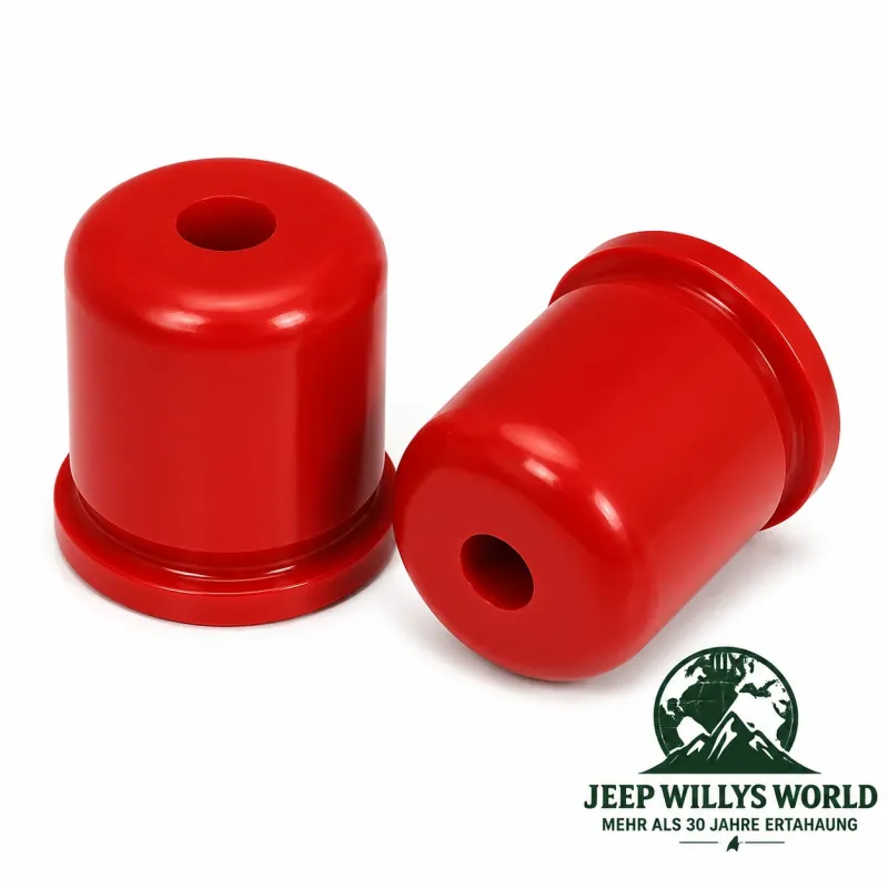 Prothane Achsanschlaggummi Paar Polyurethan hinten rot Jeep Wrangler JK (07-18)