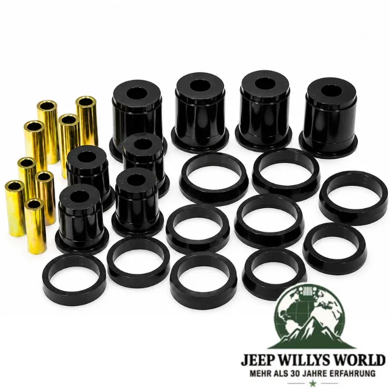 Prothane Control Arm Bushing Set Front Black Jeep Cherokee XJ (1984-2001)