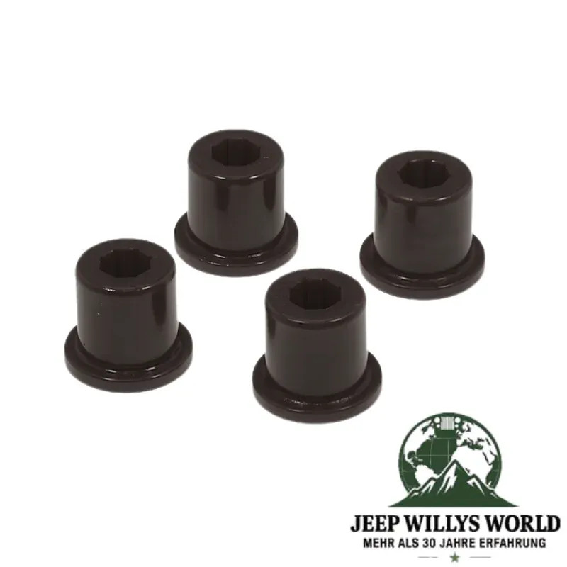 Prothane Leaf Spring Shackle Bushing Set front Black Jeep CJ5 CJ7 CJ8 (1976-1986)