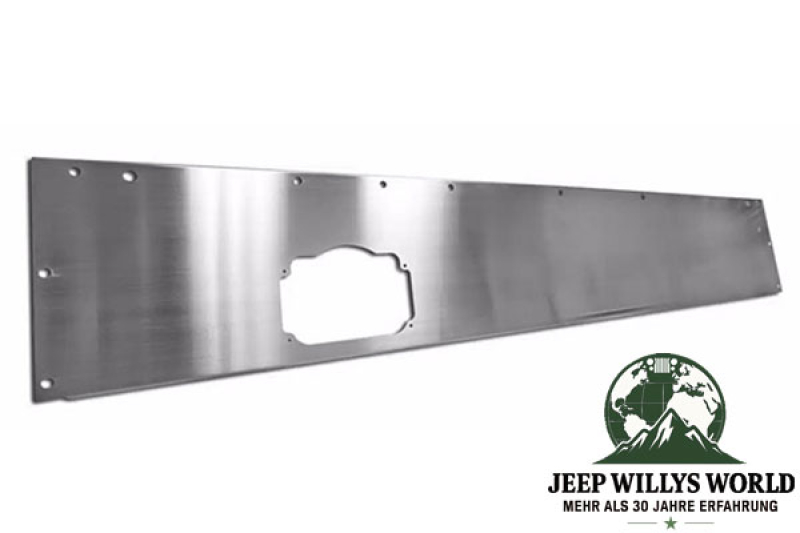 Armaturenbrett Panel Edelstahl Jeep CJ5 CJ7 CJ8 76-86