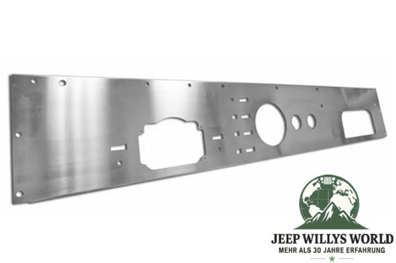 Armaturenbrett Panel Edelstahl Jeep CJ5 CJ7 CJ8 76-86
