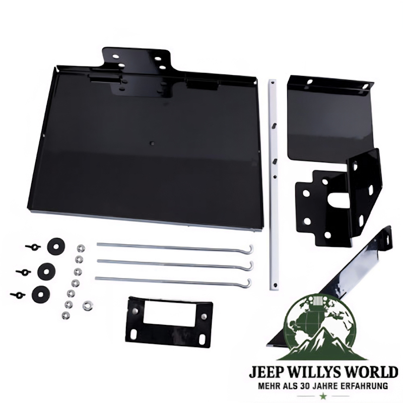 Batteriehalter Set für 2 Batterien Jeep CJ Wrangler YJ 72-90