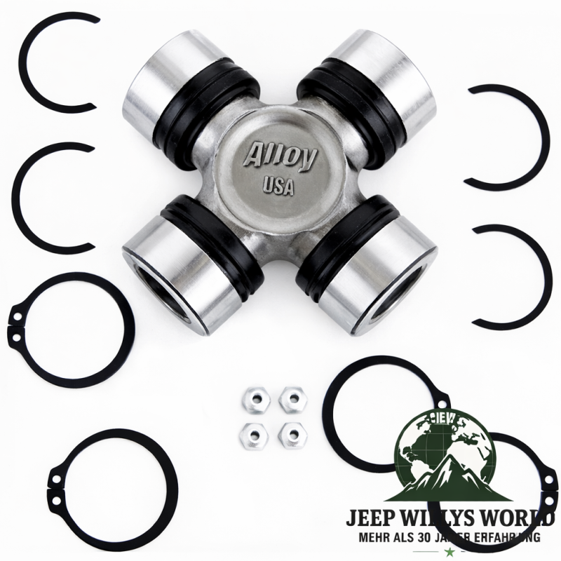 Kreuzgelenk Steckachse 82 x 30mm Alloy Jeep Wrangler + Cherokee + Grand Cherokee 92-12