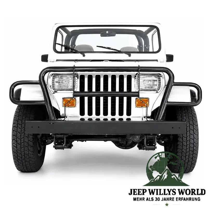 Rugged Ridge Frontschutzbügel Rammschutz Stoßstange vorne Schwarz Jeep Wrangler YJ TJ (1987-2006)
