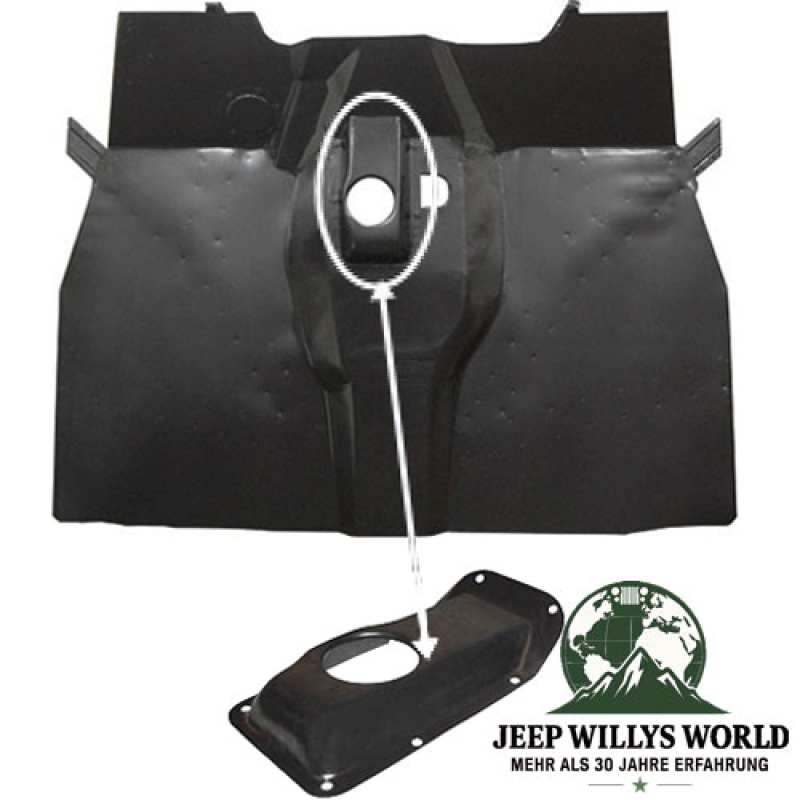 Getriebetunnel Abdeckung Jeep Willys M38A1 CJ 46-71
