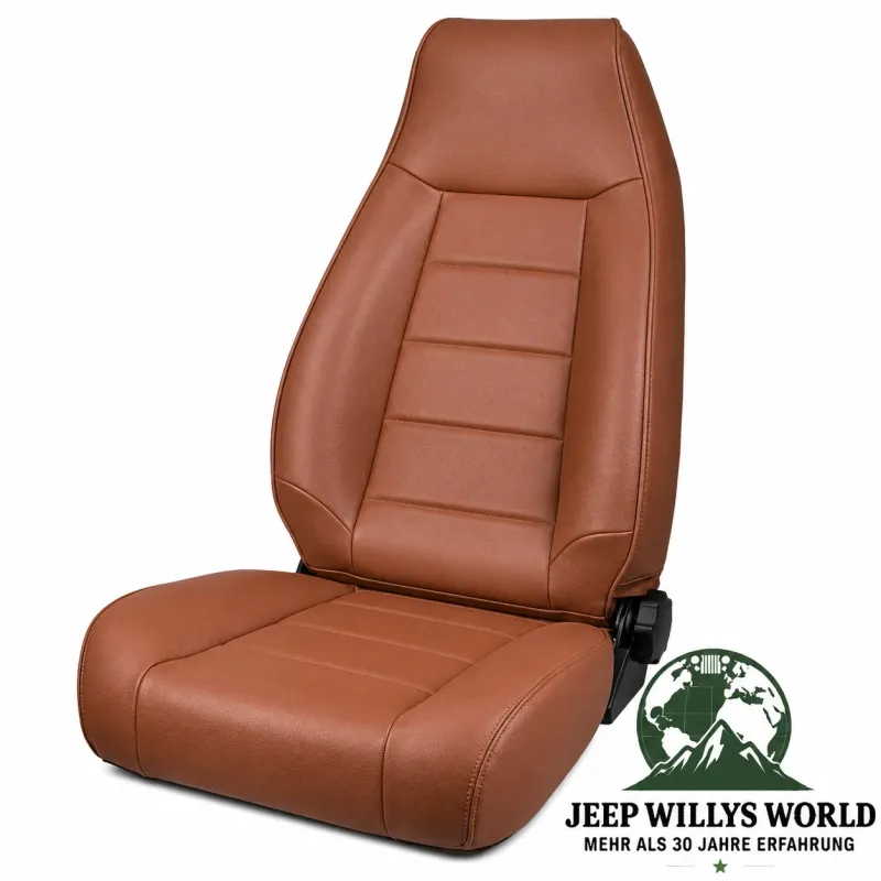 Rugged Ridge Ersatzsitz vorne rechts oder links Spice Denim Jeep CJ5 CJ7 CJ8 / Wrangler YJ TJ (1976-2002)