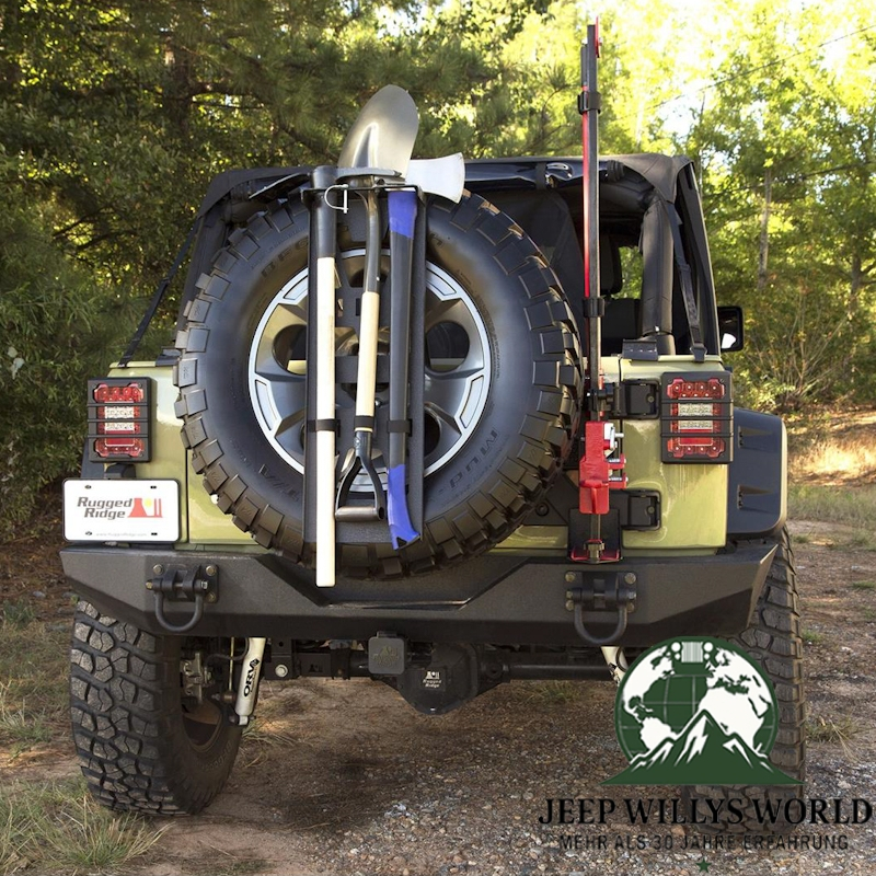 Reserverad Werkzeughalter Rack Jeep CJ Wrangler 76-