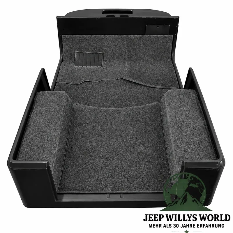 Rugged Ridge Teppich Satz Deluxe 6-teilig Grau Jeep CJ7 + Wrangler YJ (1976-1995)