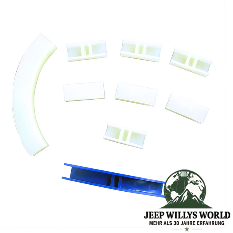 Schaltführungs Set für Schalthabel am NP228, NP229, NP231 und NP242 Verteilergetriebe. Jeep SJ / J Serie / Cherokee XJ / Wrangler YJ / TJ / Grand Cherokee ZJ / ZG / WJ / WG (1982-2007).