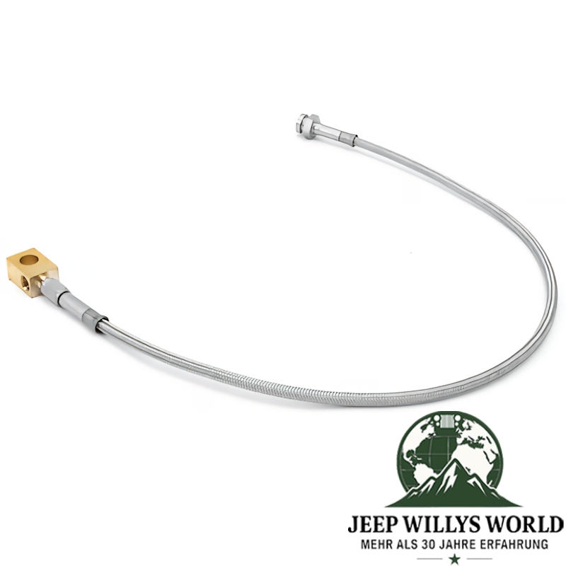 Stainless Steel Rear Brake Hose Jeep CJ 76-86
