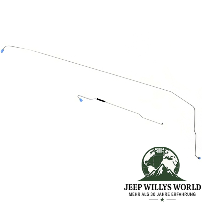 Bremsleitungssatz am Rahmen Jeep CJ3B 56-64
