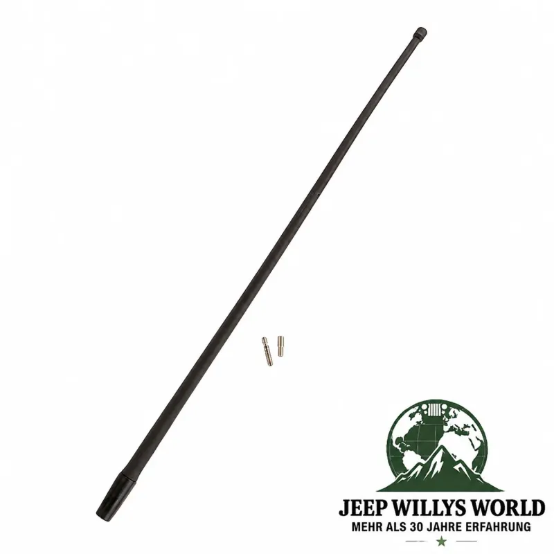 Rugged Ridge Antennenstab Flexibel 53cm Jeep Wrangler TJ JK JL / Gladiator JT (1996-2026)