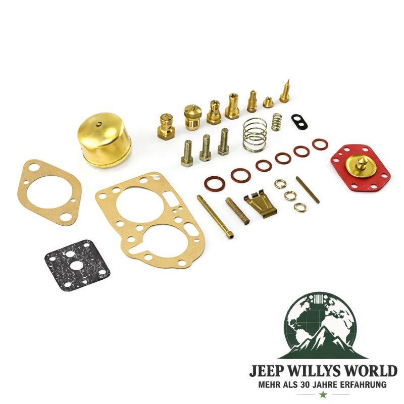 Carburetor Repair Set Solex 1-BBL L-Head Jeep Willys MB CJ + Ford GPW 41-53