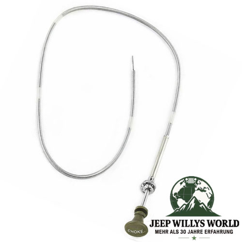 Chokezug mit Knopf Jeep Willys MB + Ford GPW 41-64