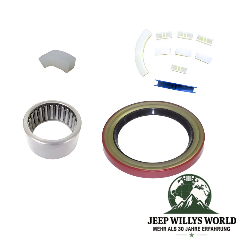 Master Reparatur Kit für NP231 Verteilergetriebe inkl. Lager, Dichtungen, Simmerringe, Schaltführungen für Schaltgabeln, RTV Dichtmasse und Filter. Jeep Cherokee XJ / Wrangler YJ / TJ (1987-2006).