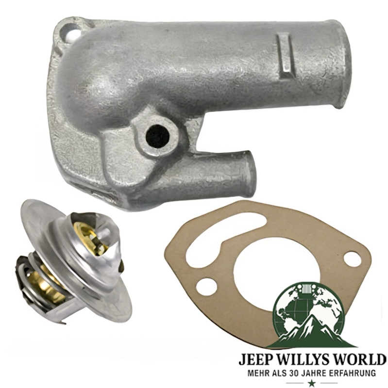 Thermostat Gehäuse Set Jeep CJ + Wrangler + Cherokee 81-90
