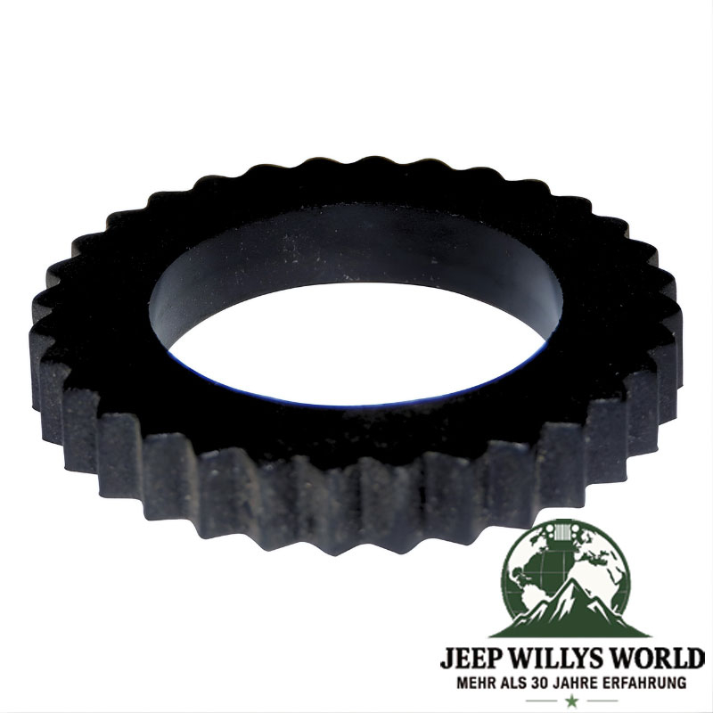 Dichtgummi, Distanzscheibe am Kardanflansch vorne oder hinten am NP147, NP242, NP247, NP249, NVG241, NVG242 oder NV241OR Verteilergetriebe. Jeep Cherokee XJ / Wrangler TJ / Grand Cherokee ZJ / ZG / WJ / WG Liberty KJ (1987-2007).