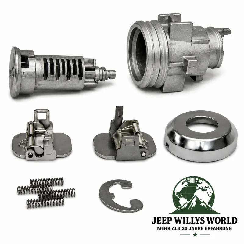 Crown Schließzylinder Set Heckklappe Hecktüre Jeep Cherokee XJ / Grand Cherokee ZJ / ZG (1995-2001)