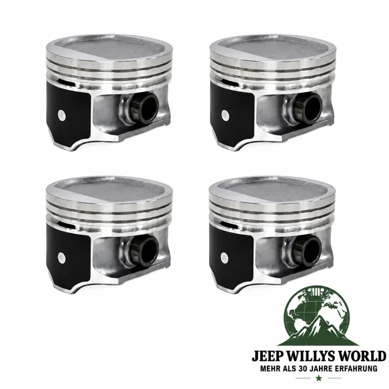 Enginetech Kolben Set Motor Übermass 0.30" Jeep Wrangler TJ / Cherokee XJ 2,5L 4 Zyl. (1996-2002)