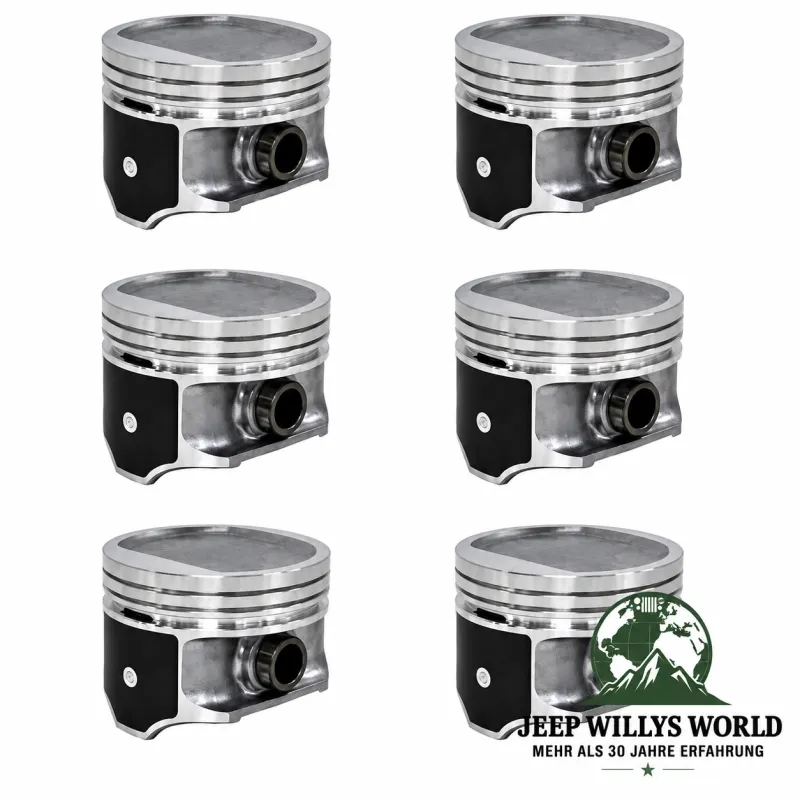 Enginetech Kolben Set Motor Standard Jeep Wrangler TJ / Cherokee XJ / Grand Cherokee ZJ ZG WJ WG 4,0L 6 Zyl. (1996-2006)