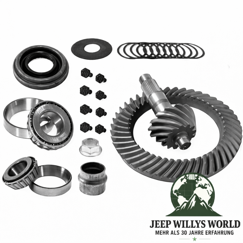 Kegelrad & Tellerrad Set vorne Dana 30 Ratio 3.55 Jeep Wrangler + Grand Cherokee 96-01.10.00