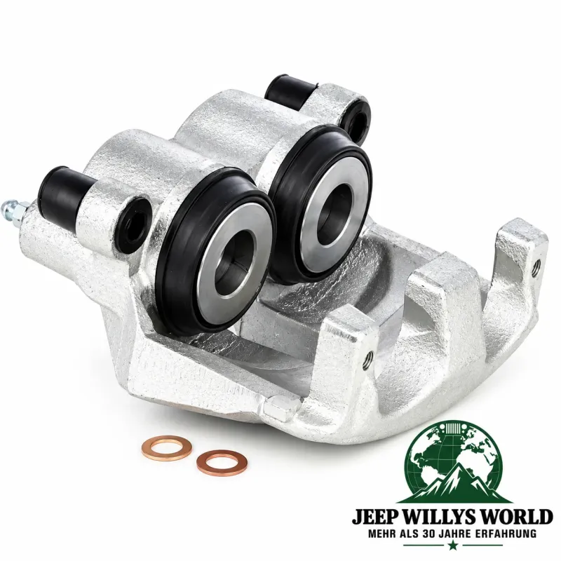 Ridex Teves Brake Caliper Front Left. Jeep Grand Cherokee WJ WG (99-02)