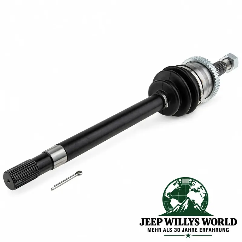 NTY Axle Shaft Assembly Front Left without Vari Lok Dana 30. Jeep Grand Cherokee WJ WG (99-04)