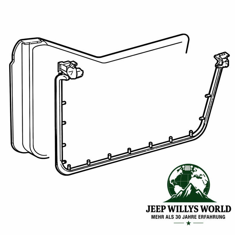 Türdichtung Halbtüren Paar Jeep Wrangler 96-06