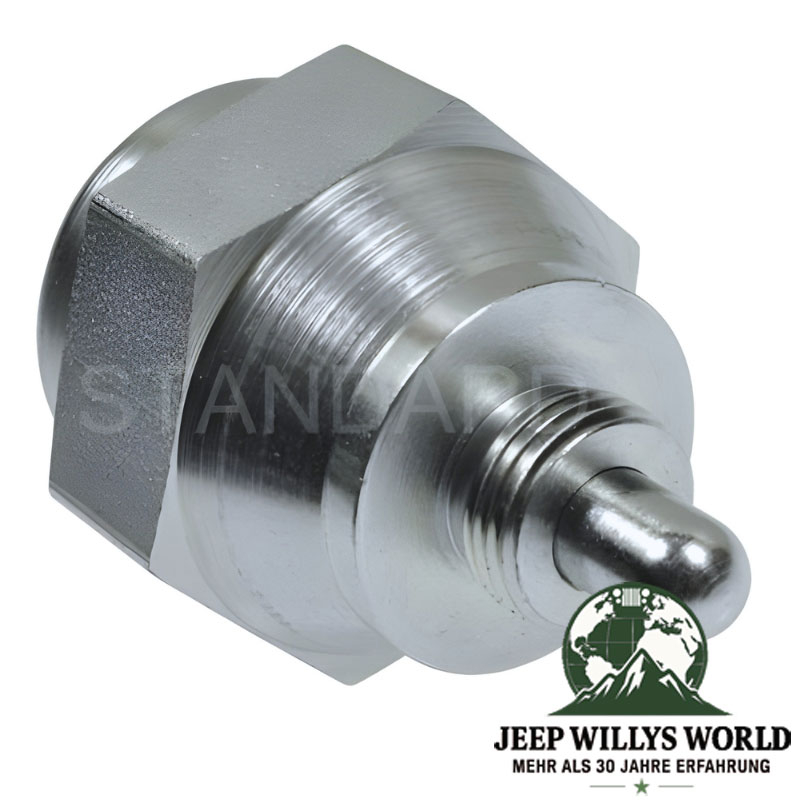 Vakuumschalter, Unterdruck, Allrad für NV231, NV241, NV241OR, NV242, NV247, MP1622C und MP3022 Verteilergetriebe. Jeep Wrangler TJ / JK / JL / Grand Cherokee WJ / WG / Gladiator JT / Liberty KJ (2003-2026), Schalter Seite abgebildet.