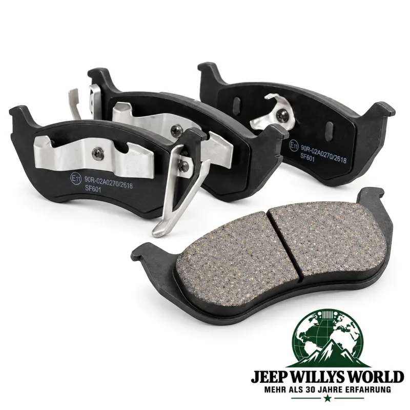 Ridex Akebono Bremsklötze Satz vorne. Jeep Grand Cherokee WJ WG (99-04)