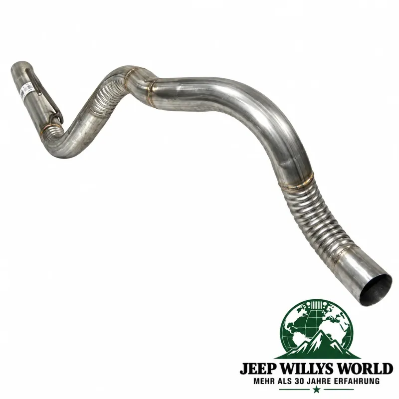 Walker Exhaust Tailpipe (aluminized) with 2,25" (57,15 mm) for 2.7L CRD, 4.0L, 4.7L engine. Jeep Grand Cherokee WJ / WG (99-04)